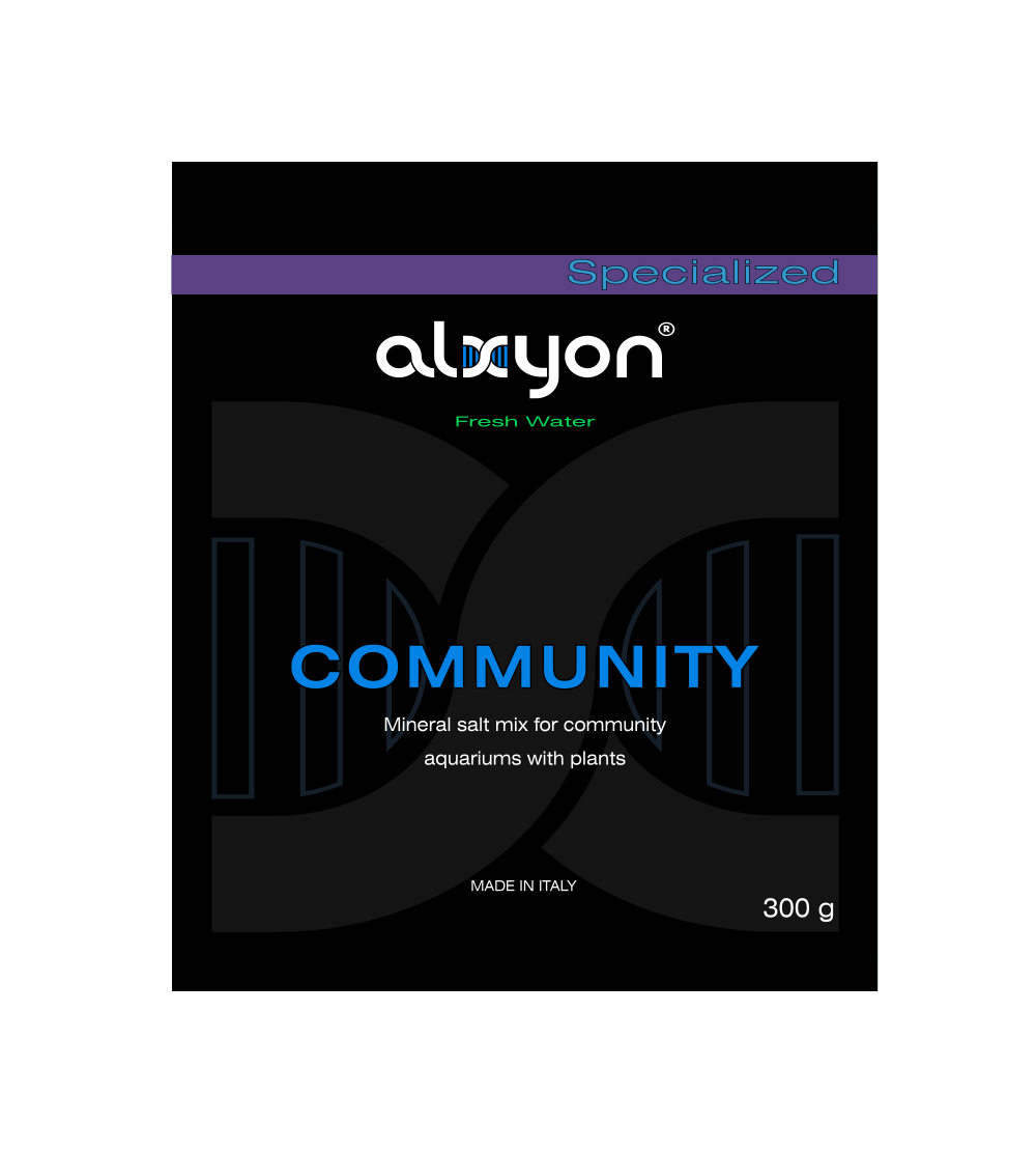 Alxyon Specialized Community - integratore di sali per acquari di comunità