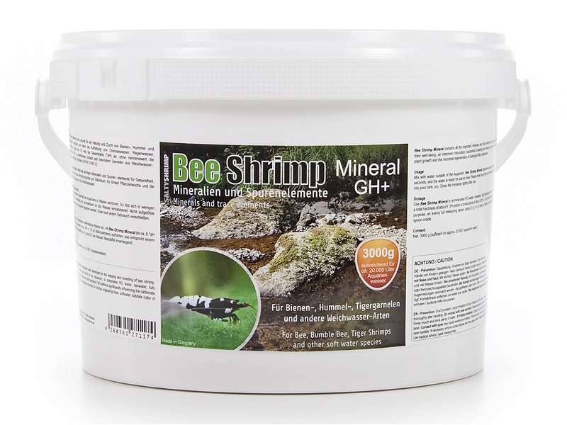 SaltyShrimp Bee Mineral GH+ 3000 g