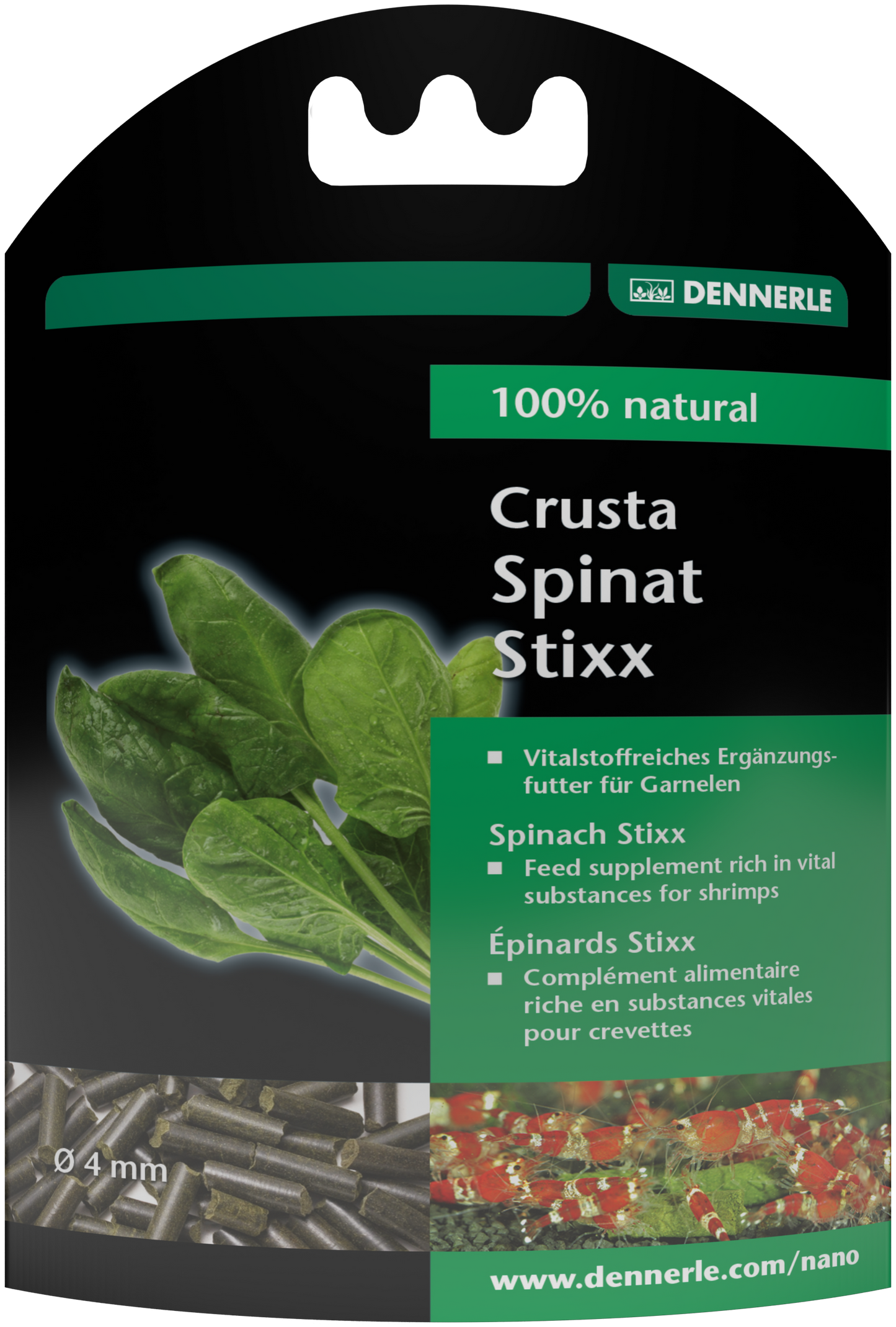 Dennerle Crusta Spinaci Stixx - AQUASHRIMP