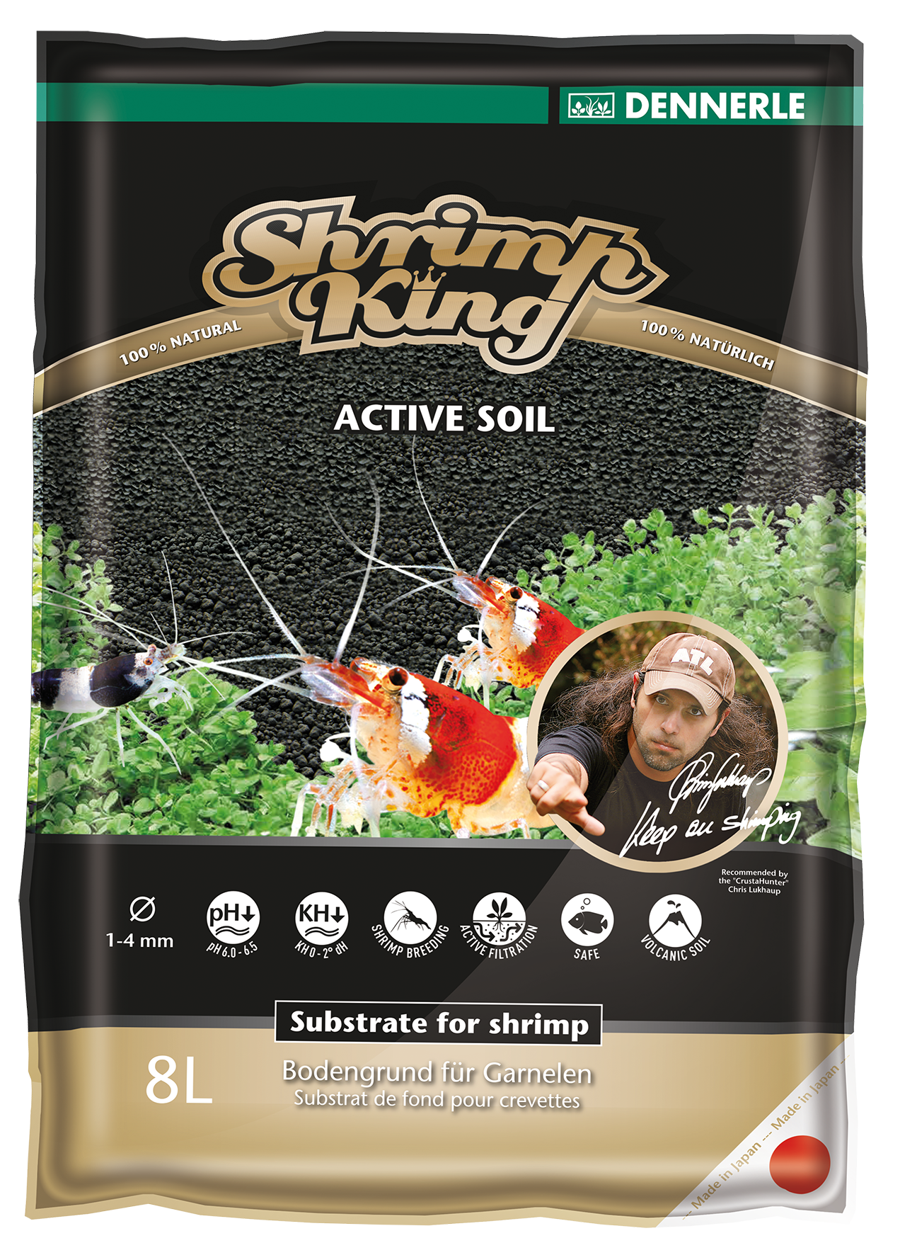 Shrimp King Active Soil 8 LT - AQUASHRIMP