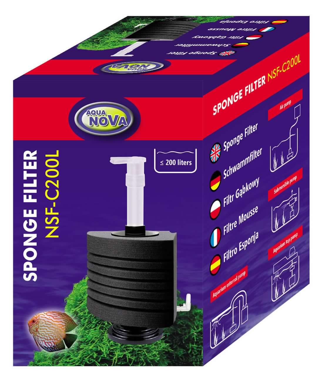 Filtro ad aria ad angolo
