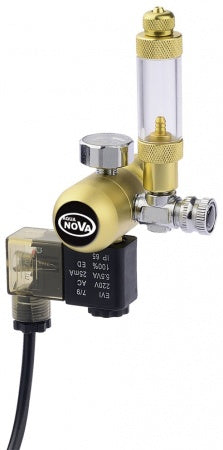 Regolatore di pressione per CO2 con elettrovalvola