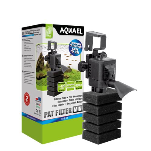 Aquael PAT Mini Filter 400 - minifiltro interno per acquari con Caridine - AQUASHRIMP