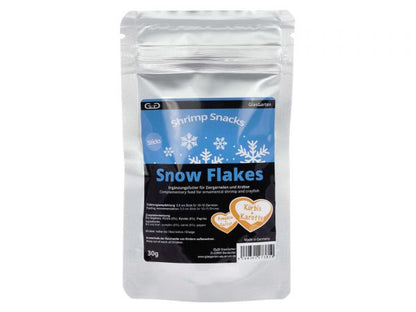 GlasGarten Shrimp Snacks Snow Flakes, Kurbis-Karotte per caridine e gamberi 30 gr