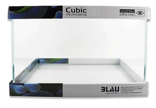 Blau Aquaristic - Cubic aquascaping 38L - Vasca extra chiaro cm45x28x30