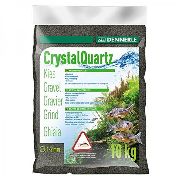 Dennerle Crystal Quartz Nero Brillante - 10 Kg - AQUASHRIMP