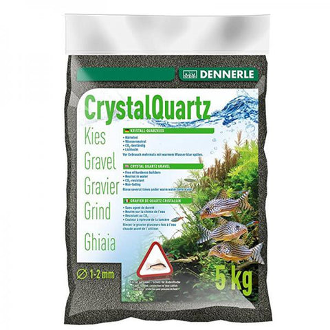 Dennerle Crystal Quartz Nero Brillante - 5 Kg - AQUASHRIMP